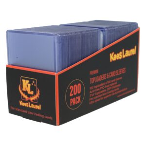 Keeslaurel toploaders en cardsleeves